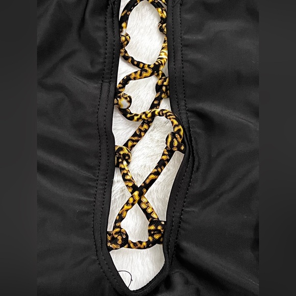 Baby Phat Stylish Black and Pink One Piece bathing suit - Picture 3 of 5